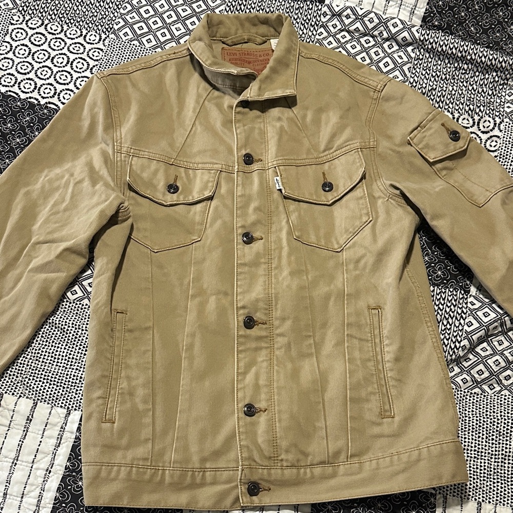 Levi's Men's Tan Military Jacket